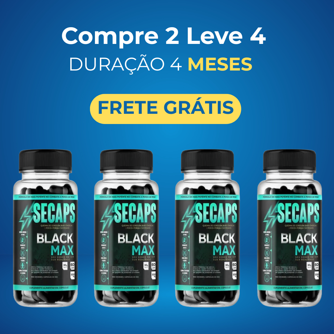 Secaps Black Original: A Revolução no Emagrecimento