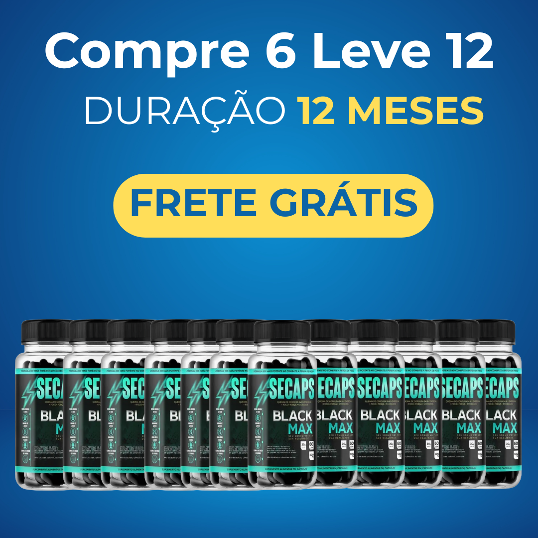 Secaps Black Original: A Revolução no Emagrecimento